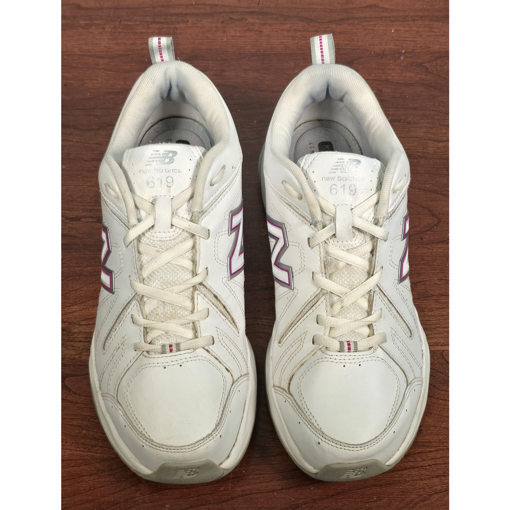 Women's New Balance 619 Casual Comfort Cross Trainer White Pink Size 10B WX619WP - Picture 5 of 9